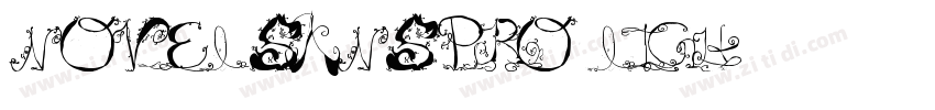 Novel Sans Pro Ligh字体转换